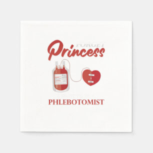 Princess Phlebotomist Phlebotomy Blood Syringe Gif Napkin
