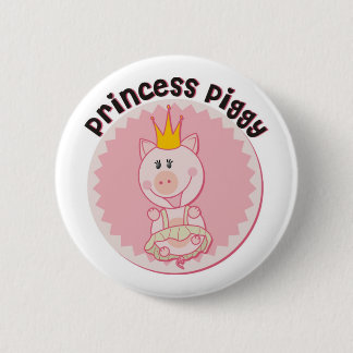 Princess_Piggy 6 Cm Round Badge