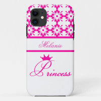 Princess-Pink and White+Personalise Name