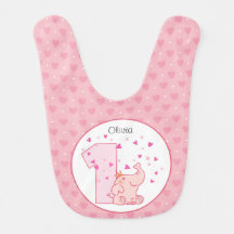 Princess Pink Elephant 1st Birthday Party Custom