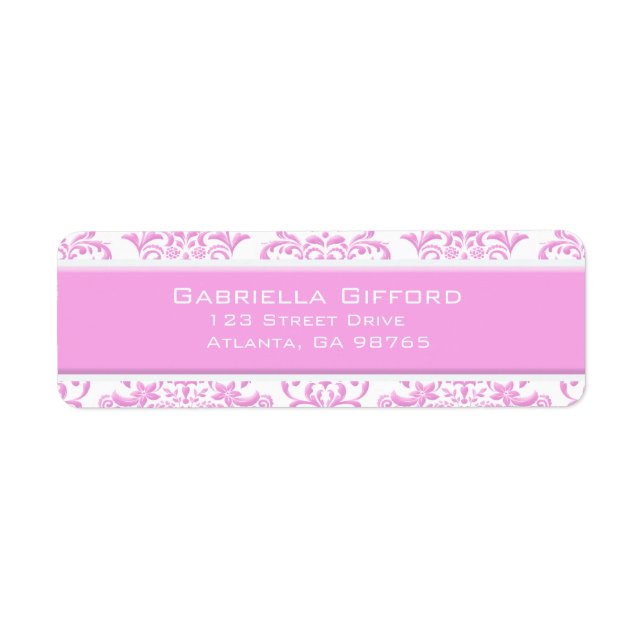 Princess Pink Floral Damask (Front)