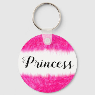 “Princess Pink Fluff” Key Ring