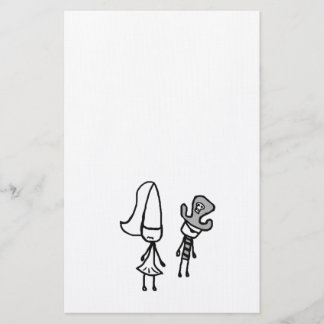 Princess & Pirate Doodle Stationery