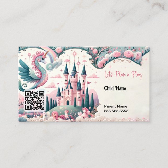 Princess Plan-a-Play Card (Front)