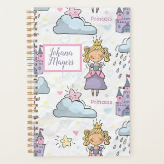 Princess planner Princess castle girl notebook