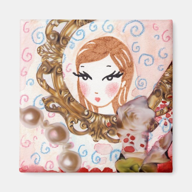 Princess Portrait Magnet (Front)