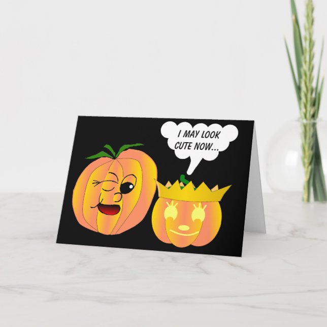 Princess Pumpkin Card (Front)