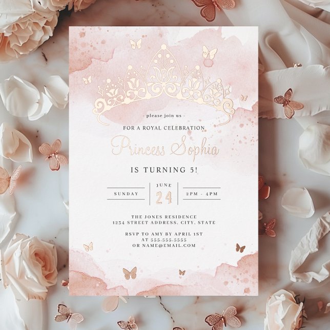 Princess Rose Gold Girls Birthday Party (Creator Uploaded)