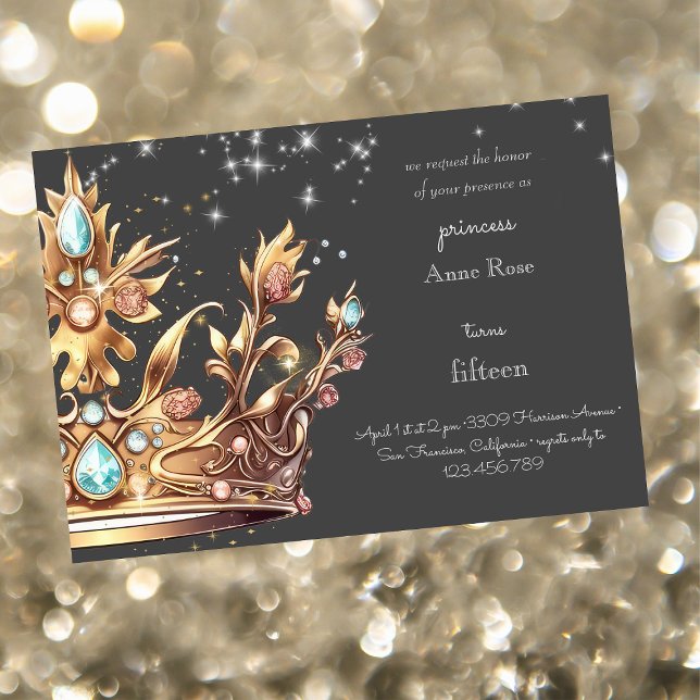 Princess royal Birthday Invitation (Creator Uploaded)