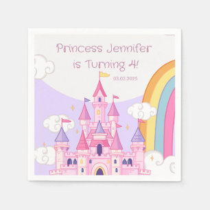Princess Royal Castle Birthday Party Napkin