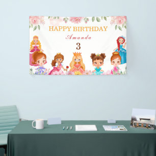 Princess Royal Happy Birthday 3rd Banners Signs