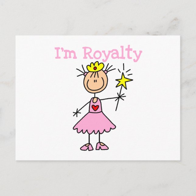 Princess Royalty Postcard (Front)
