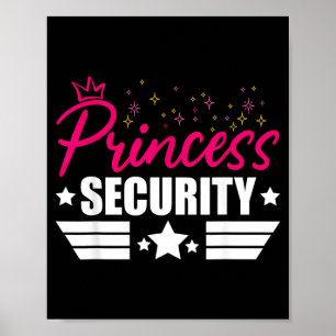 Princess Safety Funny Graphic Halloween Poster