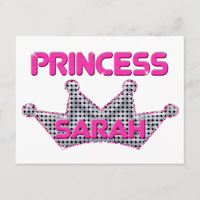 Princess Sarah Postcard (Front)