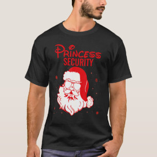 Princess Security Dad Team Big Brother Announcemen T-Shirt