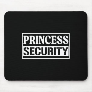 Princess Security Fun Birthday Halloween Party Des Mouse Mat