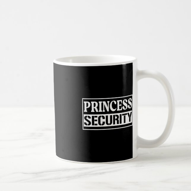 Princess Security Funny Birthday Halloween Party d Coffee Mug (Right)