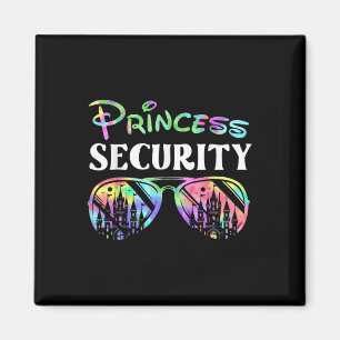 Princess Security Funny Birthday Party Matching Fa Magnet