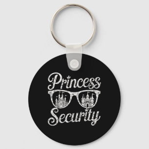 Princess Security Funny Graphic Halloween Key Ring
