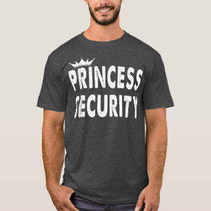 Princess Security Halloween Costume Dad Men Family T-Shirt