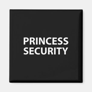 Princess Security Halloween Costume Dad Men Matchi Magnet