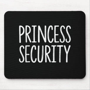 Princess Security Halloween Costume Dad Men Matchi Mouse Mat