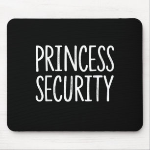 Princess Security Halloween Costume Dad Men Matchi Mouse Mat