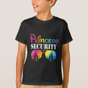 Princess Security Mum Dad Family Birthday Hallowee T-Shirt