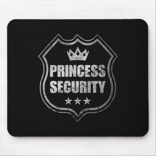 Princess Security Protection Birthday Party Matchi Mouse Mat
