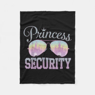 Princess Security Protection Retro Castle Men Wome Fleece Blanket