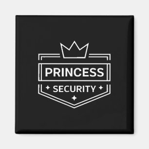Princess Security Protection Vintage Castle Matchi Magnet