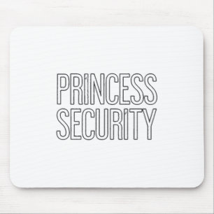 Princess Security Team Dad & Mum Birthday Part Mouse Mat