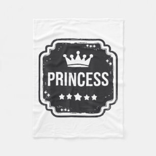 Princess Security Team Dad Mum Birthday Party Fleece Blanket