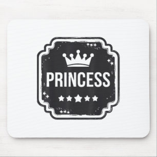 Princess Security Team Dad Mum Birthday Party Mouse Mat