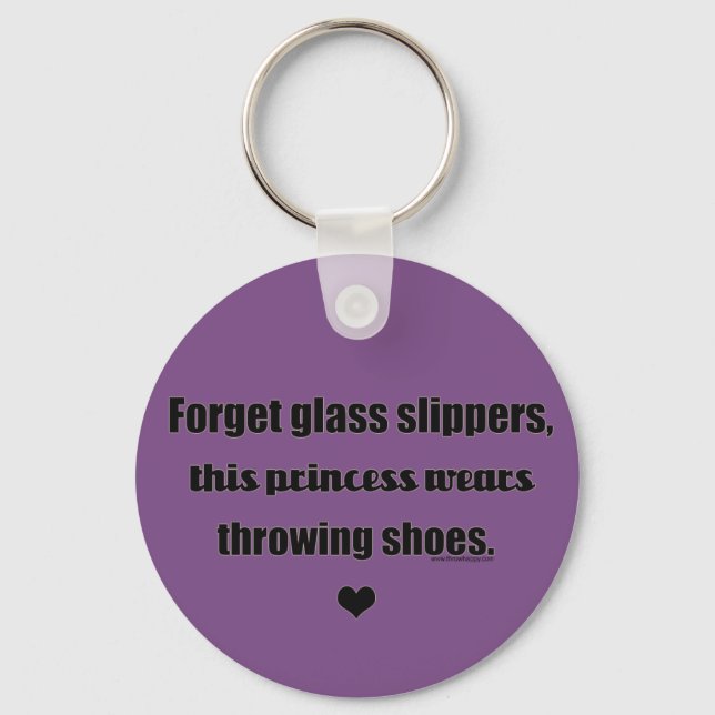 Princess Shot Put, Discus Throw Keychain (Front)