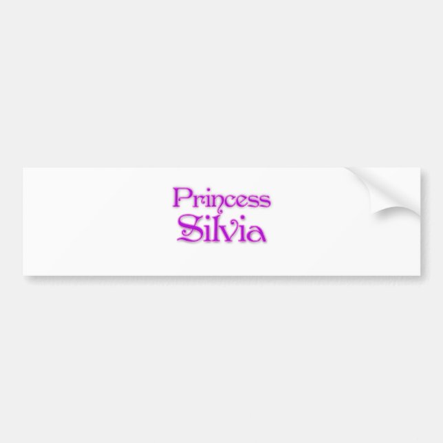 Princess Silvia Bumper Sticker (Front)