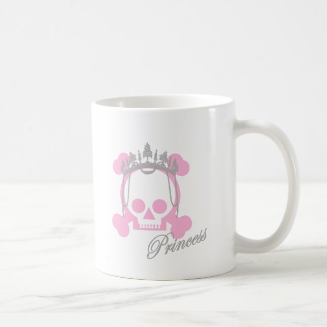 Princess Skull Coffee Mug (Right)