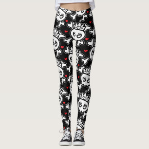 Princess Skull Leggings