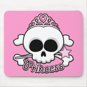 Princess Skull Mouse Mat