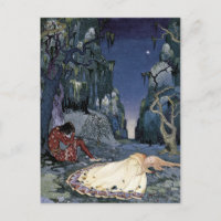 Princess Sleeping in Forest