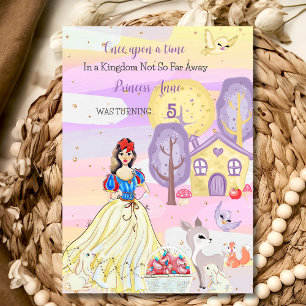Princess Snowy Birthday Invitation