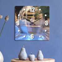 Princess sparkly gold blue fairytale coach photo