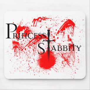 Princess Stabbity Mouse Mat