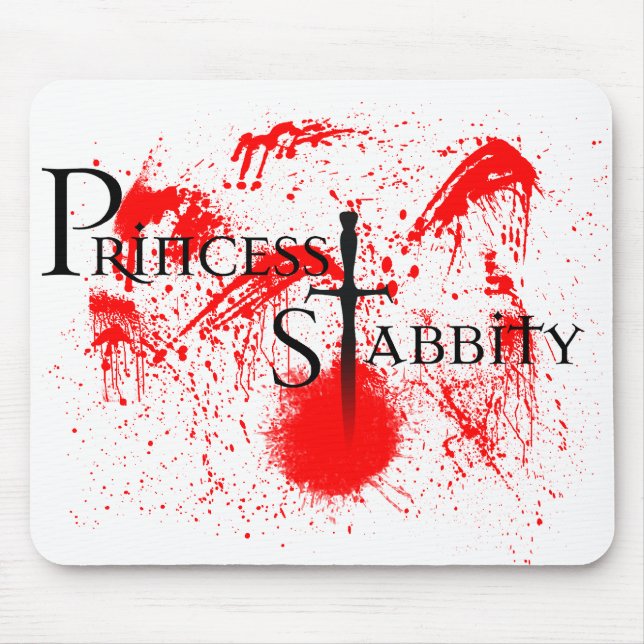 Princess Stabbity Mouse Mat (Front)