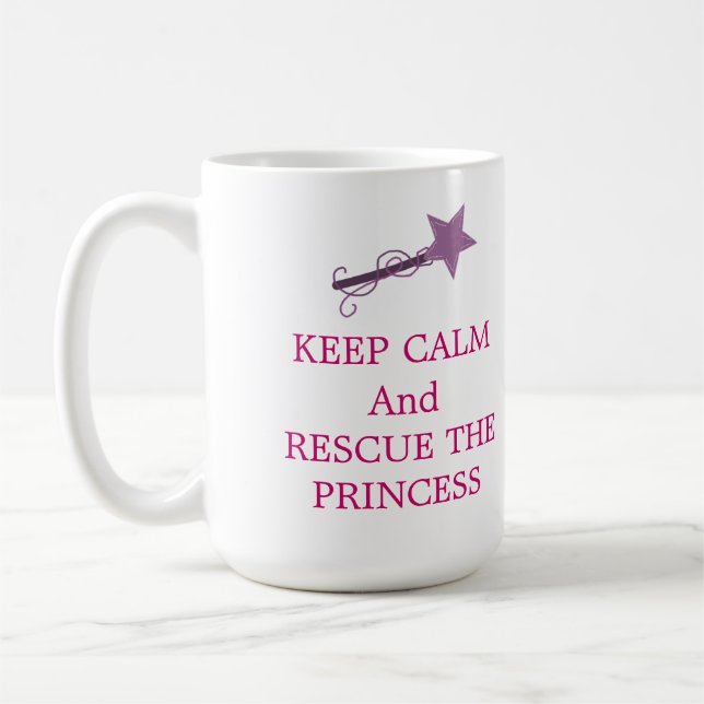 Princess Star Wand Coffee Mug (Left)