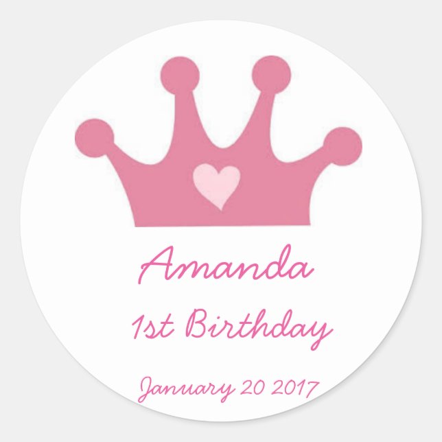 princess stickers (Front)