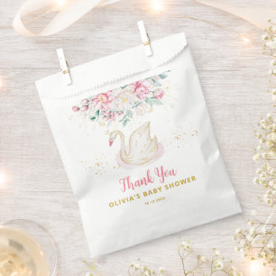 Princess Swan Baby Shower Favour Bags