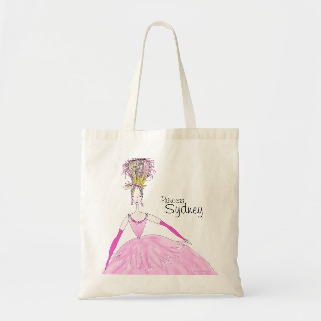 Princess Sydney Canvas Tote Bag (Front)