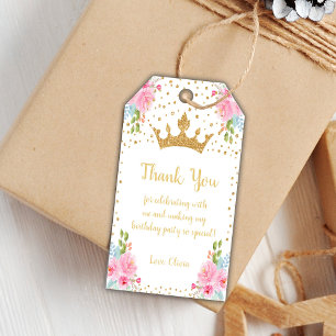 Princess Tags, Princess Gift Tags, Princess favour Tags