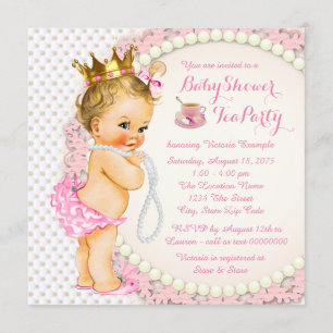 Princess Tea Party Invitation